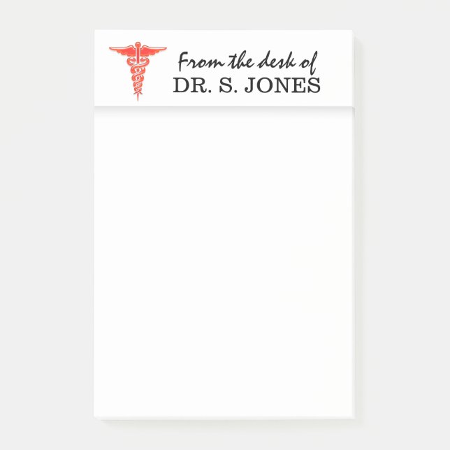 Office organiser medical | PERSONALIZE Post-it Notes (Front)