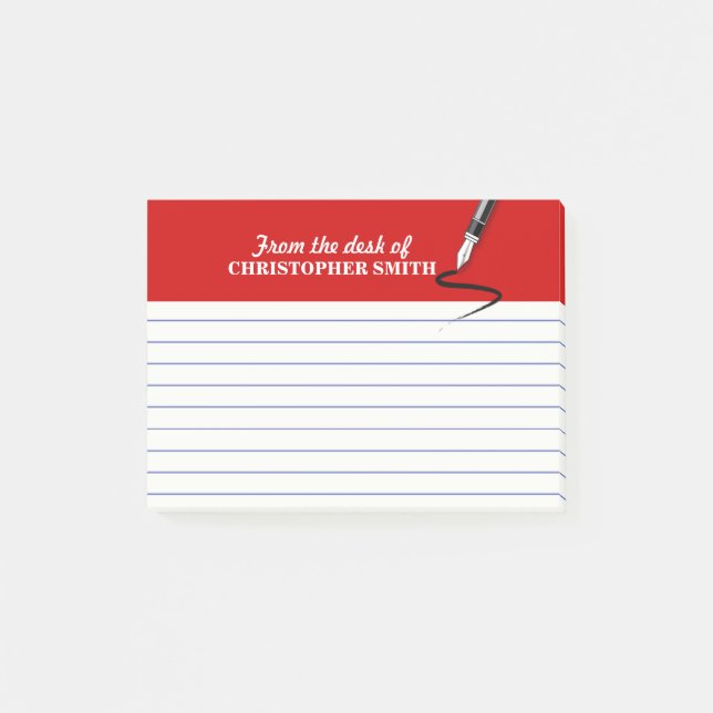 Office organiser red Post-it® note MINI (Front)