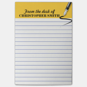 Office organiser yellow Post-it® note PERSONALIZE