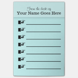 Office post it organiser PERSONALIZE Post-it Notes