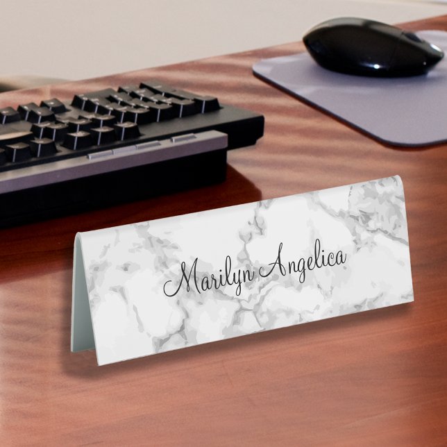 Office Professional Monogram Marble Design (Creator Uploaded)