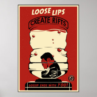 Office Propaganda: Water Cooler Talk Poster