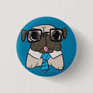 Office Pug Buttons