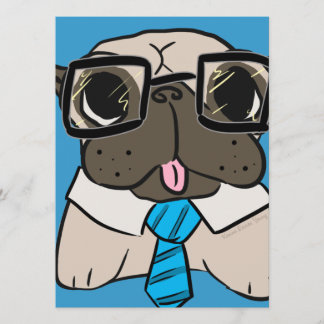 Office Pug Invitation