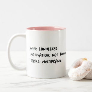 Office Quote Funny Two-Tone Coffee Mug