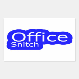 Office Snitch Office Humour Rectangular Sticker