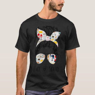 Office Squad Administrative Assistant Messy Bun 10 T-Shirt