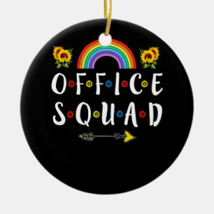 Office Squad School Secretary Administrative Ceramic Tree Decoration