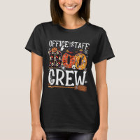 Office Staff Boo Crew Funny Halloween Matching Cos