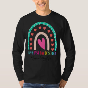 Office Staff Happy Last Day School Rainbow T-Shirt
