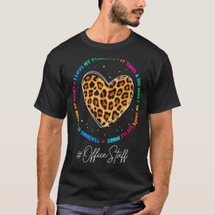 Office Staff School Admin Appreciation Week Back T T-Shirt