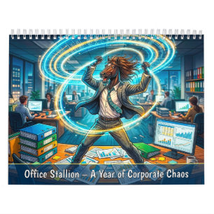 Office Stallion - A Year of Corporate Chaos Calendar