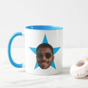 Office Star Mug, Office TV Show Mug, Face mug