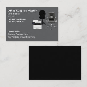 Office Supplies Business Cards