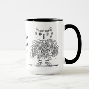 Office Supply Owl Funny Little Miss Organised Mug