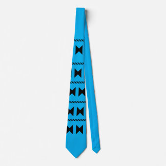 Office tie with elegant blue colour