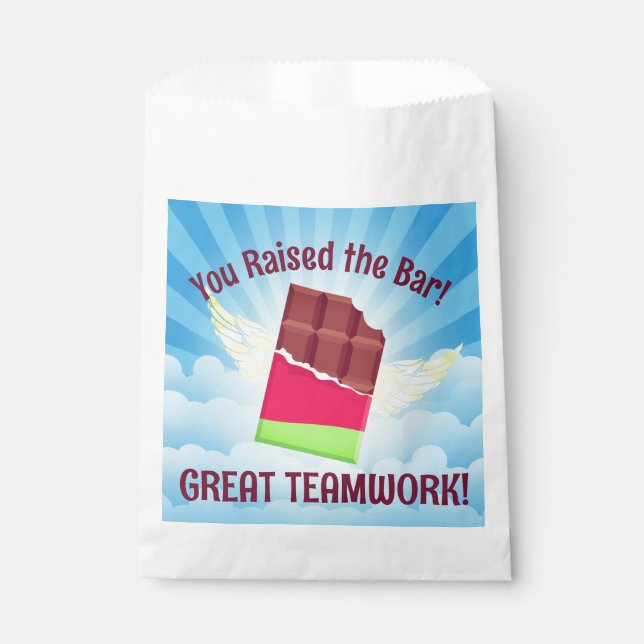 Office treats candy bar employee incentive reward favour bags (Front)