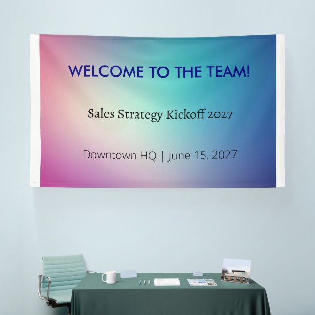 Office Vinyl Banner (Corporate Event) (Tradeshow)