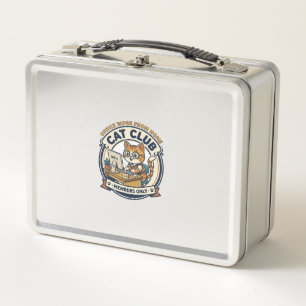 Office Work From Home Cat Cat Lover Gift - Office Metal Lunch Box