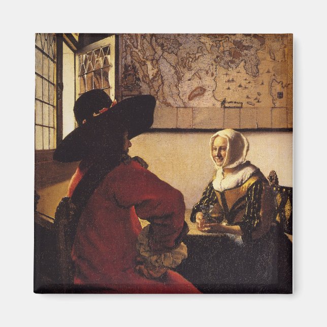 Officer and Laughing Girl Magnet (Front)