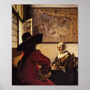 Officer and Laughing Girl Poster