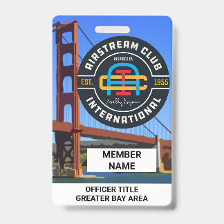 Officer badge ID badge