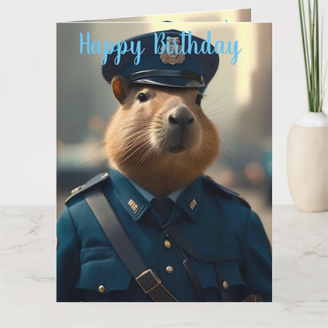 Officer Capybara: Keeping the Peace,  Card (Front)