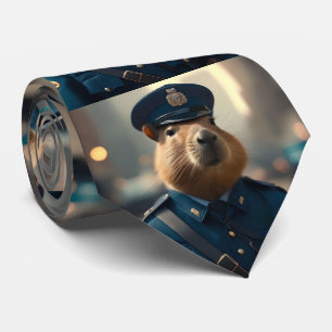 Officer Capybara The Policeman,  Tie