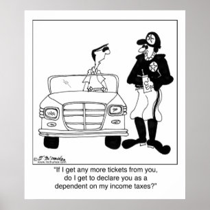 Officer declared as a dependant: poster