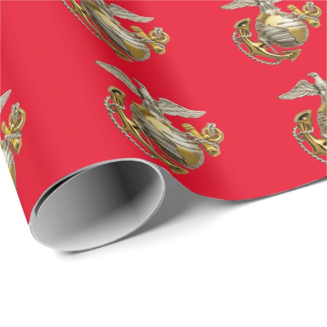 Officer EGA - Marine Corps Wrapping Paper (Roll Corner)