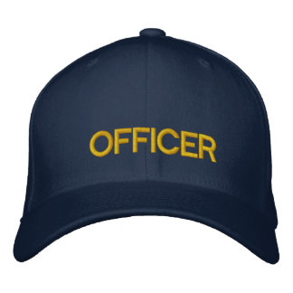 OFFICER EMBROIDERED HAT