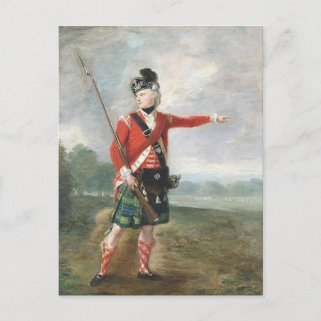 Officer of the 73rd Foot Postcard (Front)