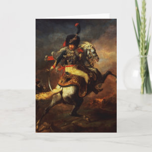 Officer of the Hussars, 1814 Card