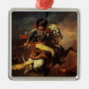 Officer of the Hussars, 1814 Metal Tree Decoration