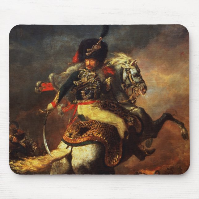 Officer of the Hussars, 1814 Mouse Mat (Front)