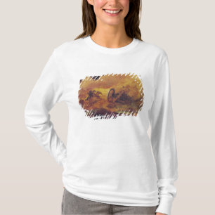 Officer of the Hussars, detail of cannon on T-Shirt