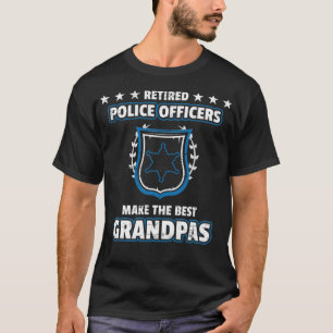 officer retired Grandpa Retired gay rights lgbt  T-Shirt