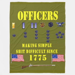 OFFICERS FLEECE BLANKET