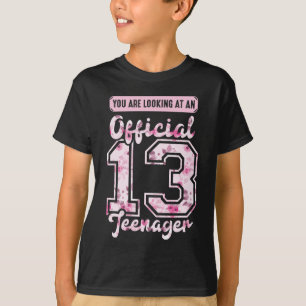 Official 13 Teenager 13th birthday 13 Years Old T-Shirt