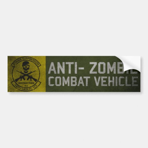 Image of Official 147th Zombie TF Bumper Sticker