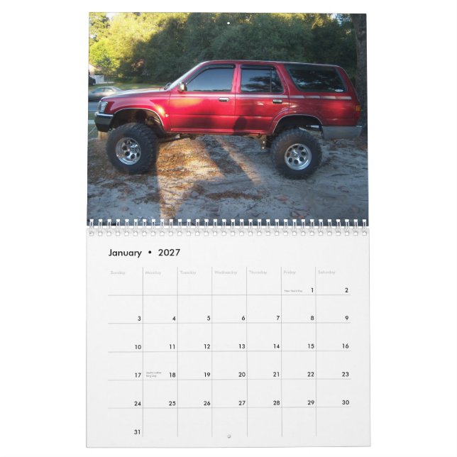 OFFICIAL 2009 FATTshack CALANDER Calendar (Jan 2027)