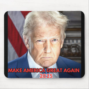 Official 2025 Inaugural Portrait Of President Dona Mouse Mat