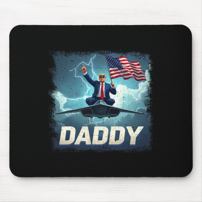 Official 2025 Trump Daddy 1  Mouse Mat (Front)