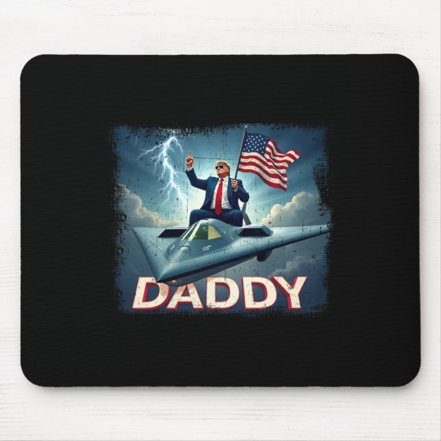 Official 2025 Trump Daddy  Mouse Mat (Front)