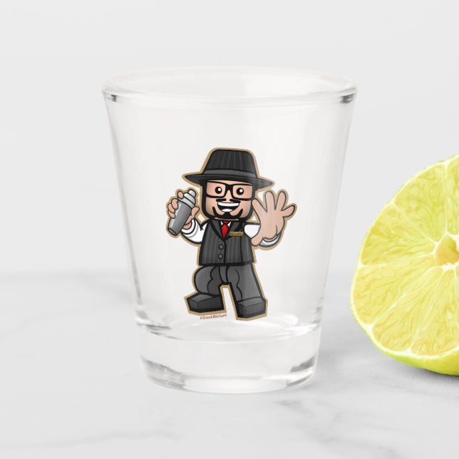 Official 3 inch Richard Shot Glass! #3inchRichard Shot Glass (Front)