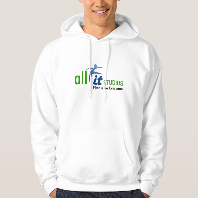 Official All Fit Studios Unisex Hooded Sweatshirt (Front)