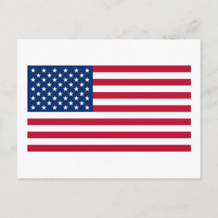 Official American Flag Postcard