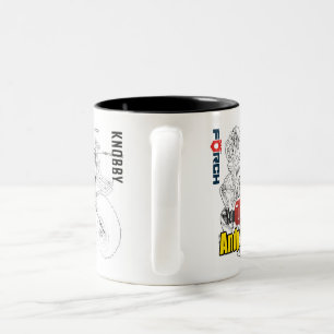 Official Andy Mechanic Mug-coffee & tea compatible Two-Tone Coffee Mug