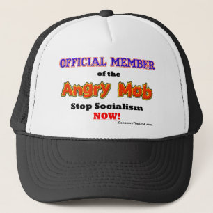 "Official Angry Mob Member" Trucker Hat