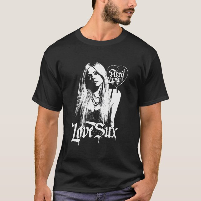 Official Avril Lavigne Love Sux T-Shirt (Front)